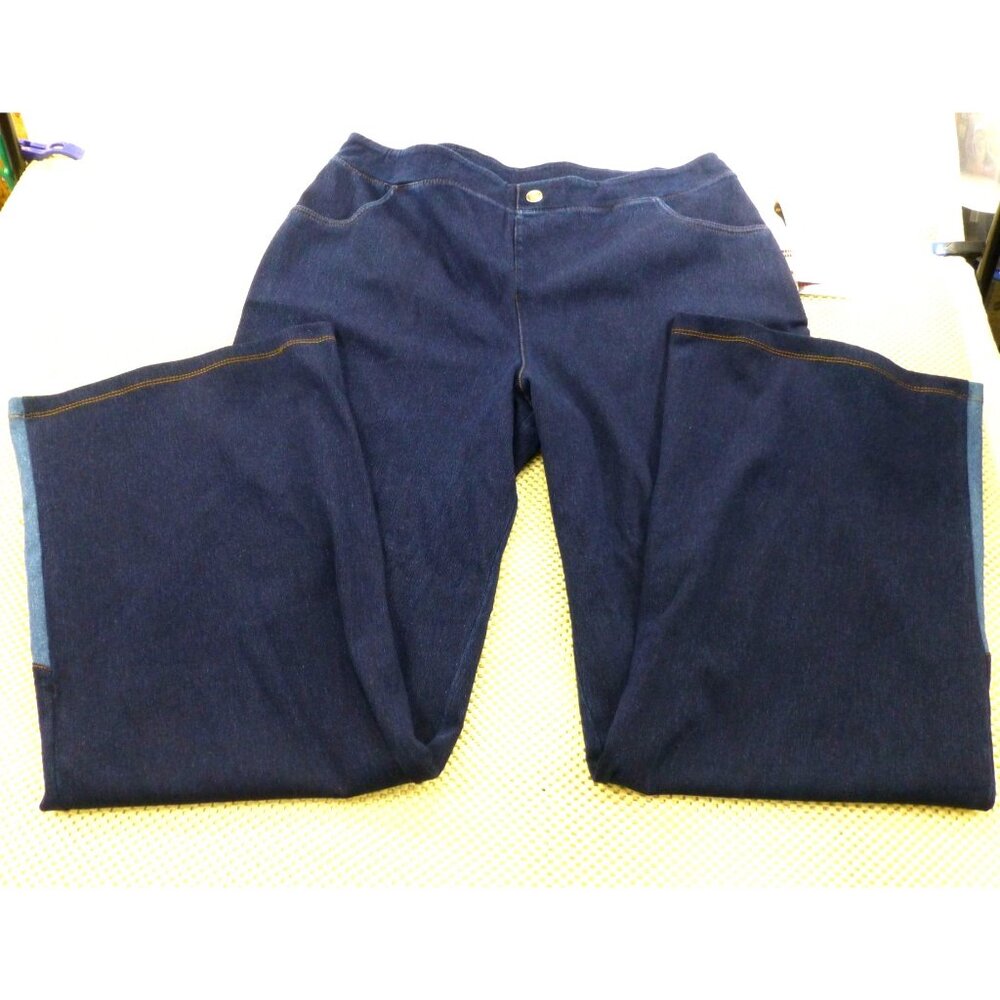 NWT Women With Control Blue Stretch Jeans With Tummy Control & Shape Enhancing P